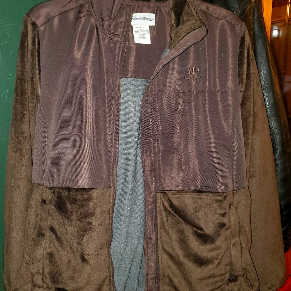 NordicTrack Cocoa Brown Lined Jacket NWOT